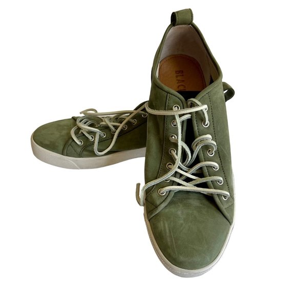 Blackstone Shoes Green Suede Sneakers Casual Low Top Mens Size 8, EU 41 New main image 11